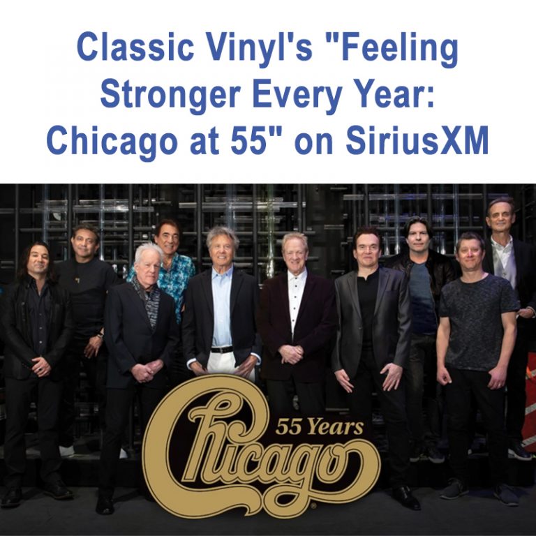 Chicago on SiriusXM’s Classic Vinyl Chicago