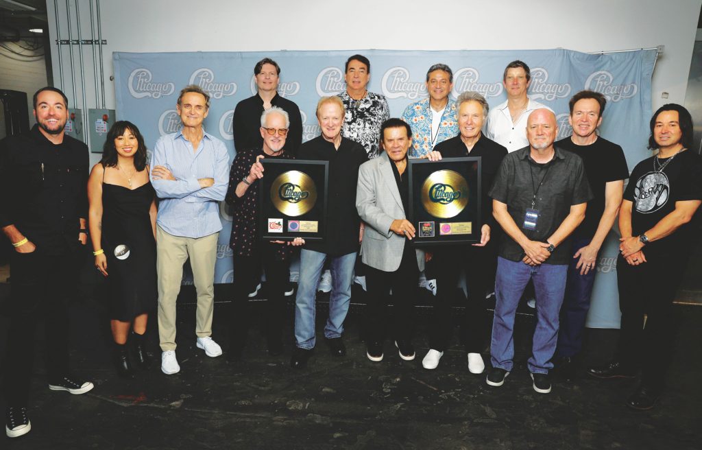 Chicago Presented with Gold Albums